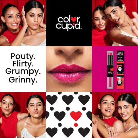 Color Cupid Lip Balm + lipstick Flirtfuchsia LB3