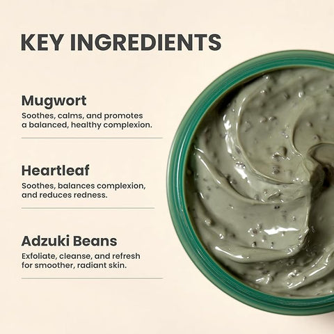 Axis-Y Mugwort Pore Clarifying Wash Off Pack 50Ml