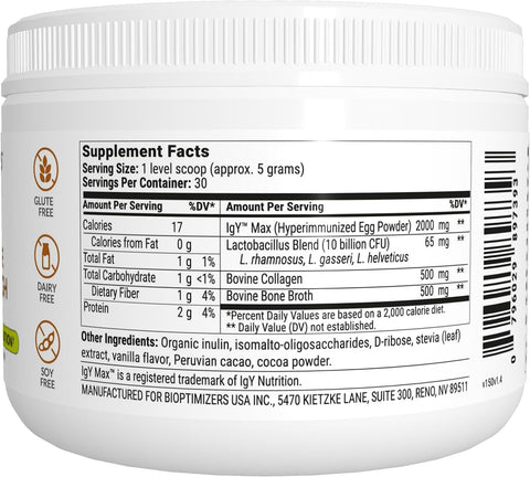 Biome Breakthrough Repair Powder - Chocolate Flavor 30 Servings