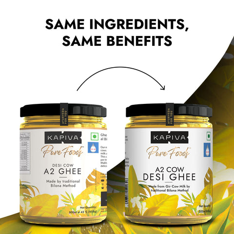 Kapiva A2 Cow Desi Ghee 500ml