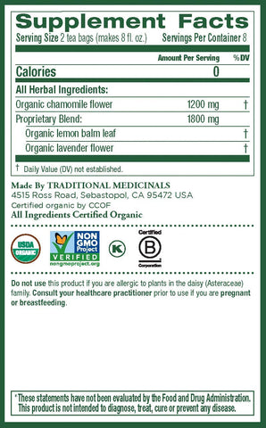 Traditional Medicinal Chamomile, 16 Teabags