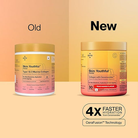 Setu Skin Youthful Powder Peach Mango flavor 300g