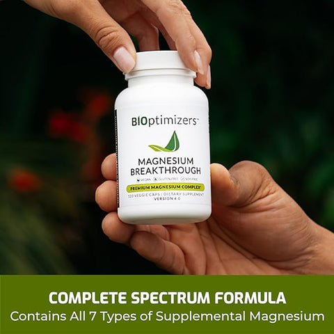 BiOptimizers Magnesium Breakthrough Supplement 4.0 (60 Capsules)