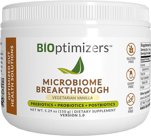 BiOptimizers Biome Breakthrough Repair Powder - Vanilla Flavor