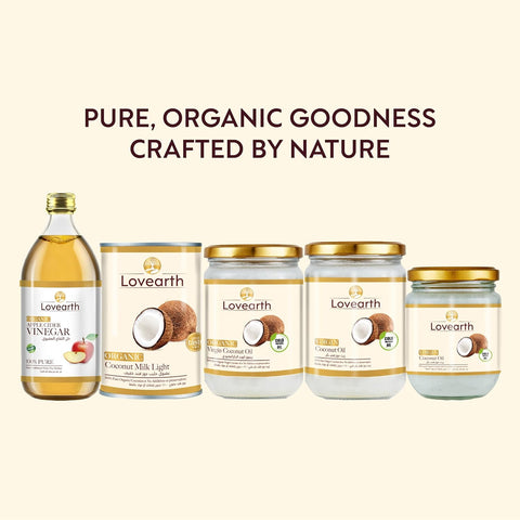 Lovearth Organic Coconut Milk Light 400Ml