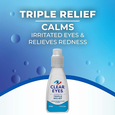 Clear Eyes Triple Action Relief 15ml