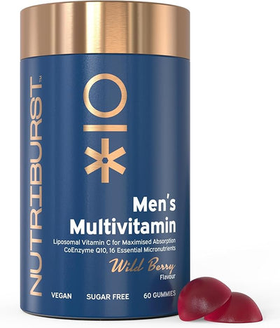 Nutriburst Men's Vitamins  Wild Berry  60 Gummies