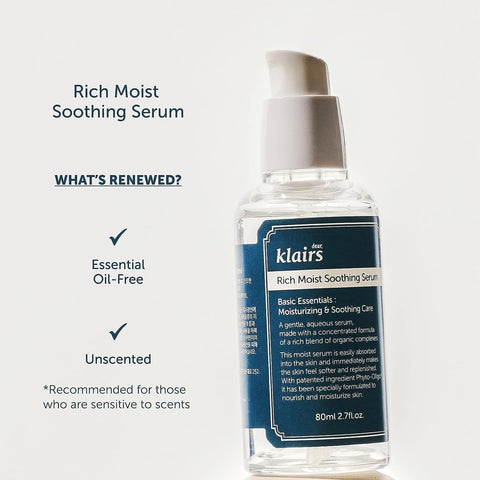 Klairs Rich Moist Soothing Serum 80 mL