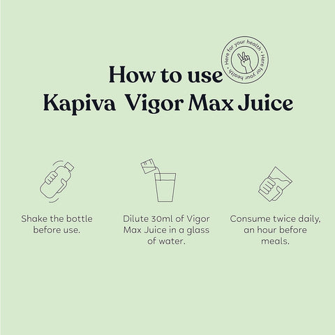 KAPIVA Vigor Max Juice - 1 Month Pack (2/pack)