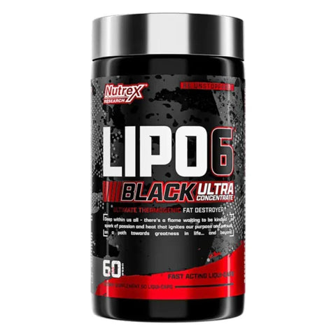 Nutrex Lipo6 Black Uc 60Cap (12/Case)New Pack