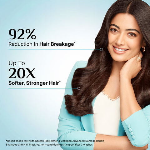 شامبو بيلغريم الكوري بماء الأرز والكولاجين لإصلاح التلف المتقدم (400 مل)