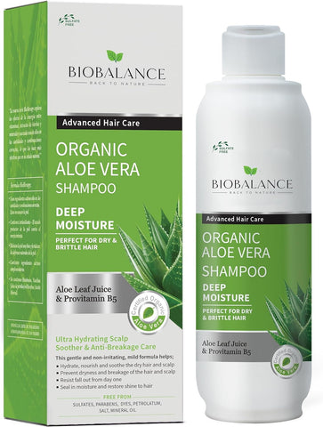 Biobalance Org Aloe Vera Shampoo For Dry Hair 330ml