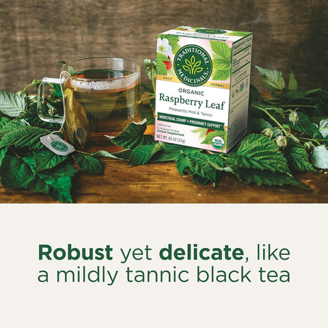 Traditional Medicinal Raspberry Leaf, 16 Teabags