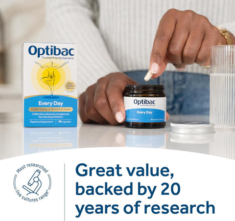 OptiBac Every Day Digestive Cap 30's