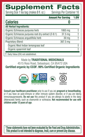 Traditional Medicinal Echinacea Plus, 16 Teabags