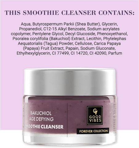 Good Vibes Age Defying Smoothie Cleanser Bakuchiol 45 g