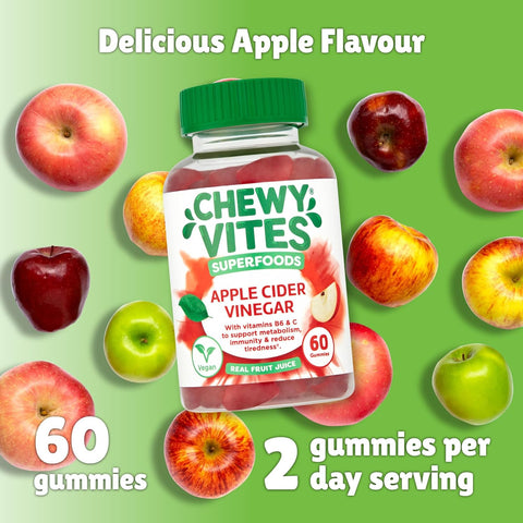 Chewy Vites Superfoods Apple Cider Vinegar Gummies 60's