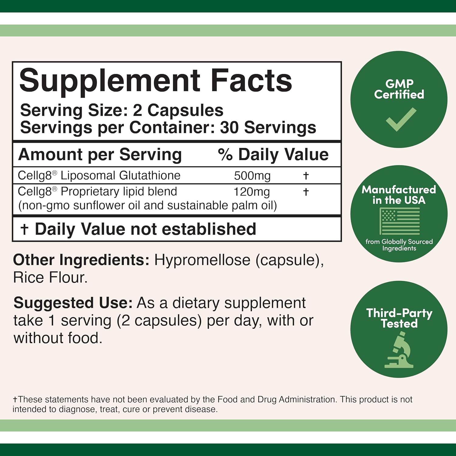 liposomal glutathione double wood Supplement 500mg per Serving, 60 Capsules (Vegan Safe, Non-GMO) Max Absorption Liposomal Glutathione with Genuine Smell and Taste by : Everything Else Buy Doublewood Liposomal Glutathione Capsules