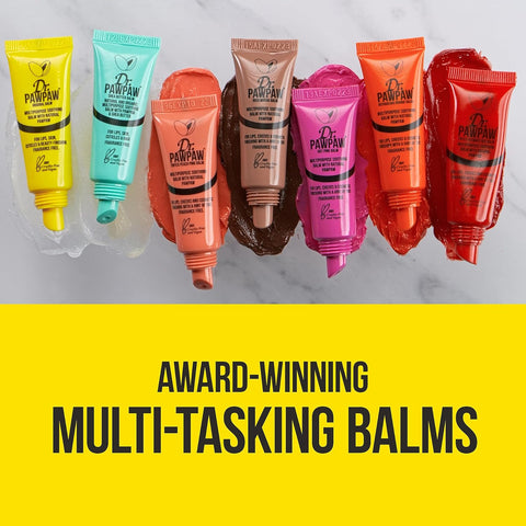 Dr. Pawpaw Tinted Peach Pink Balm - Multi-purpose Balm, Pawpaw Lip Balm, Lip Balm, Tinted Balm, Skin Highlighter, Smooth Skin, Cracked Lips, Vegan Beauty, Ethical Beauty, 25ml