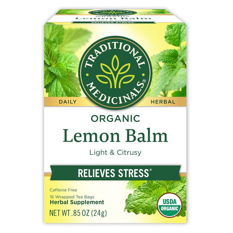 Traditional Medicinal Lemon Balm, 16 Teabags