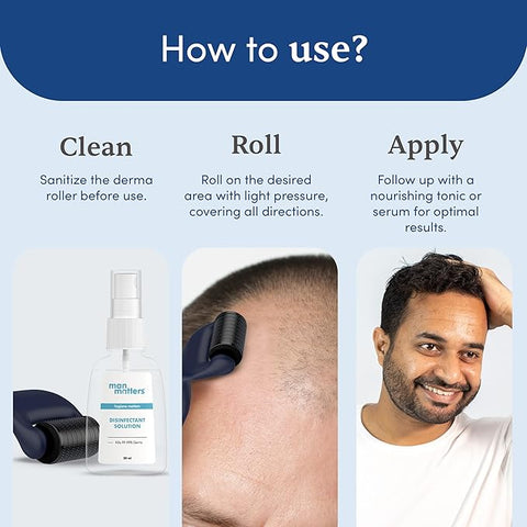 Man Matters Underarm Deodrant Roll-On 50 Ml | Long Lasting Cooling Freshness, Removes Bad Odour, Brightens Underarms | 4% Lactic Acid, 1% Aloe Vera & Menthol | Suitable For Sensitive Skin