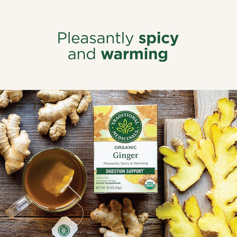 Traditional Medicinal Ginger, 16 Teabags