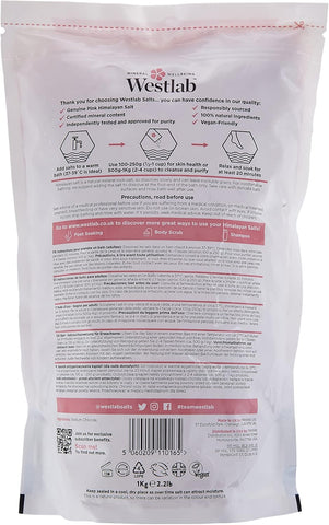 Westlab 100% Pure Cleansing Himalayan Salt, 1 Kg