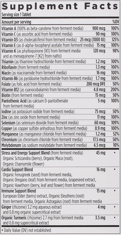 New Chapter Every man's one daily MULTIVITAMINS 72 Vegetarian Tablets (Dietary Supplement) (Orange)