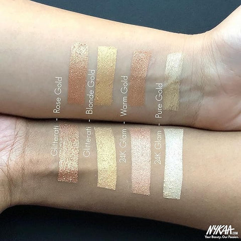 Nykaa Glow Getter هايلايتر وإضاءة الثنائي Gliterrati 02