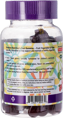 Sunshine N Cool Gummies Fruit Veg & Fiber 45's Gummies