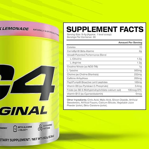 Cellucor C4 Original 30Srv Pink Lemonade