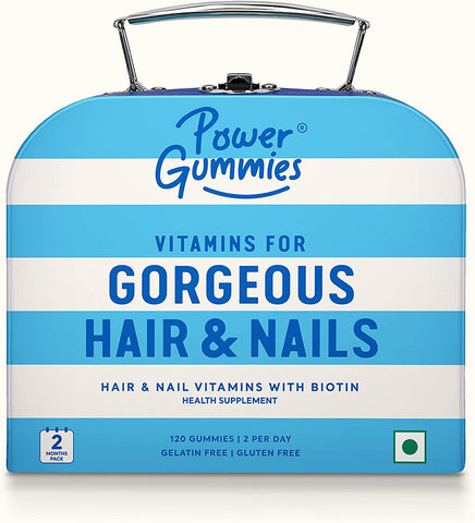 Power Gummies Hair & Nails Vitamin Gummies 120