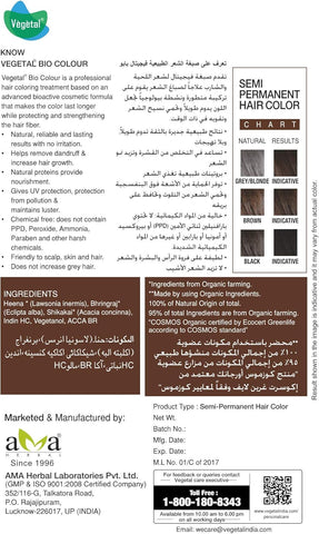 Vegetal Bio Colour Dark Brown
