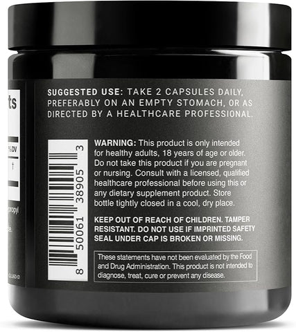 Toniiq Ultra High Strength Glutathione Capsules - 1000mg Concentrated Formula 60 Capsules Reduced Glutathione Supplement