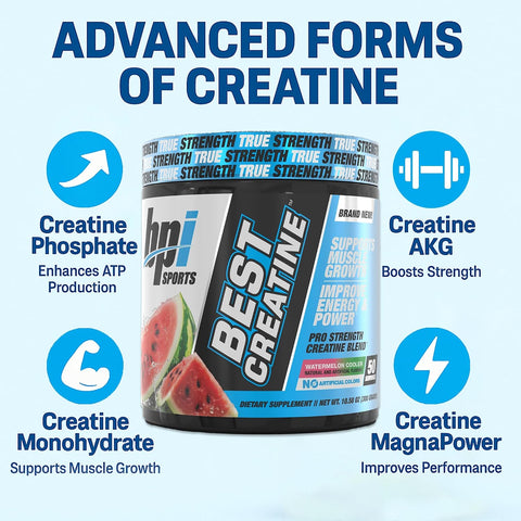 BPI Sports Creatine Powder - Watermelon Cooler, 300g, 50 Servings – image 3