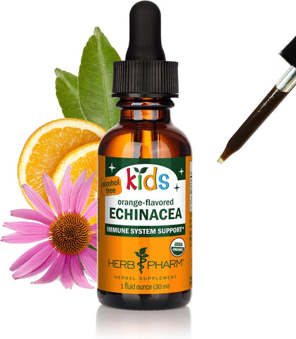 Herb Pharm Kids Echinacea Orange Flavoured 1 Oz 30 Ml