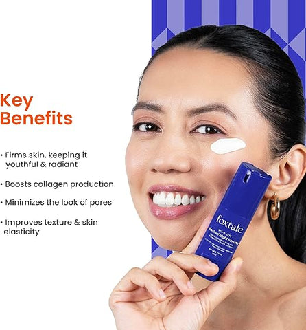 Foxtale 0.15% Encapsulated Retinol Night Serum Boosts Collagen, Treats Fine Lines & Wrinkles