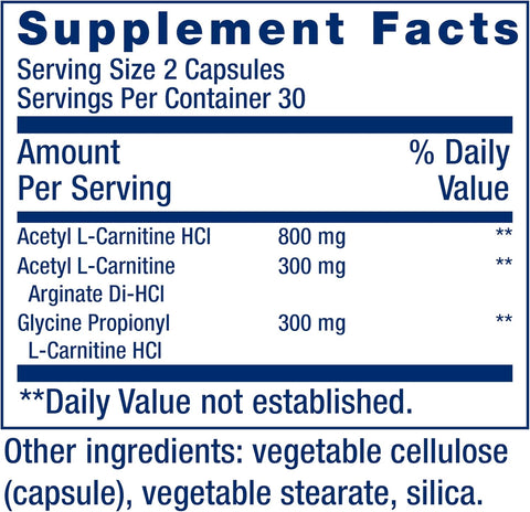 Life Extension Optimized Carnitine, 60 capsules