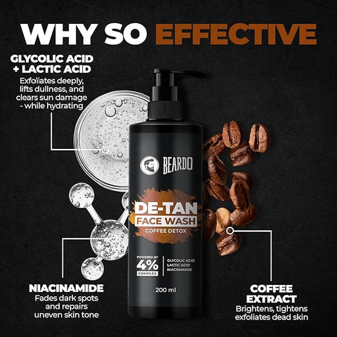 Beardo De-Tan Facewash For Men (200Ml)