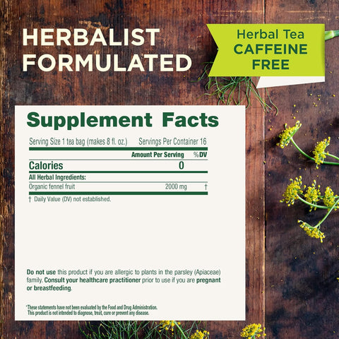 Traditional Medicinal Fennel Organic, 16 Teabags