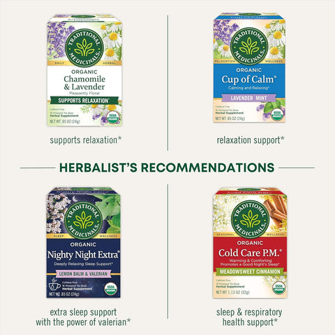 Traditional Medicinals, Organic Nighty Night Tea, 16 Ct