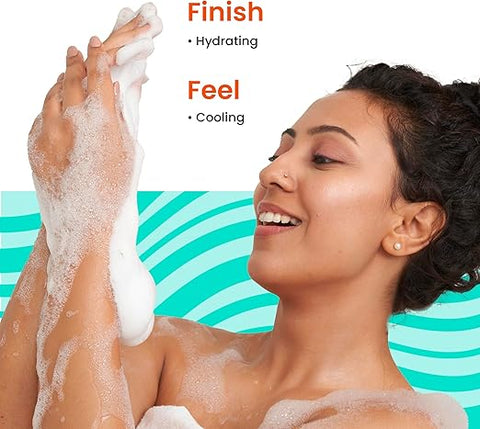 Foxtale Hydrating Body Wash With Hyaluronic Acid & Ceramides, Locks In Moisture, Reduces Body Odour