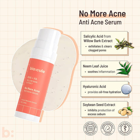 Biocule No More Acene : BHA + HA 30ml