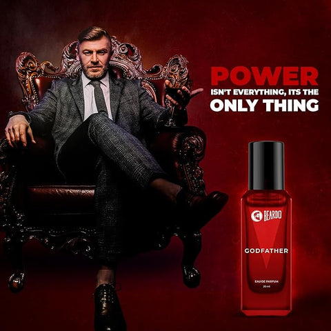 Beardo Whisky Smoke & Godfather Perfume Combo (20 ml x 2)