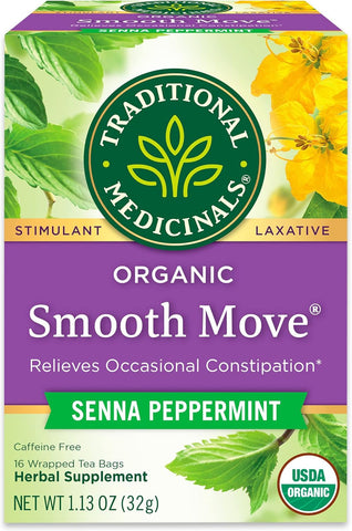 Traditional Medicinal Smooth Move Peppermint, 16 Teabags