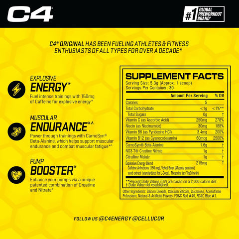 Cellucor C4 Original 30Srv Grape