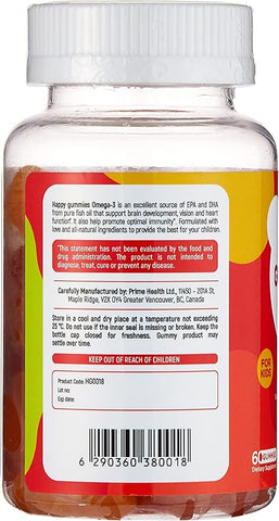Happy Gummies Omega 3 Gummie 60S