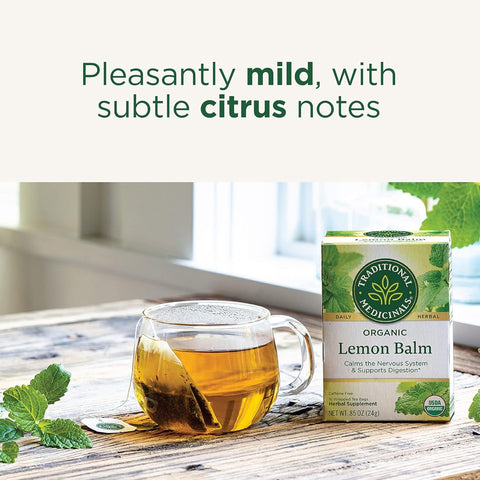 Traditional Medicinal Lemon Balm, 16 Teabags