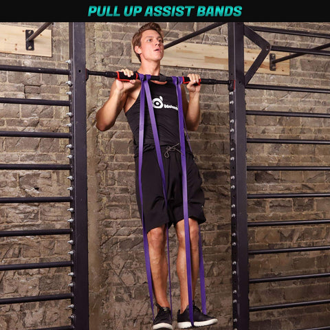 Burnlab Resistance Band, Use for Pull Up Assist Set of 4