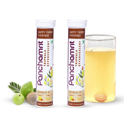 Panchamrit Glass Triphala Effervescent 20 Tablets (Pack Of 2)